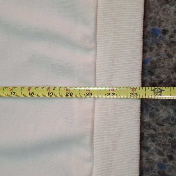 "MECLOTH" SZ. M, Ladies white, rainbow sleeves, 100%polyester, like new conditio - Picture 11 of 14